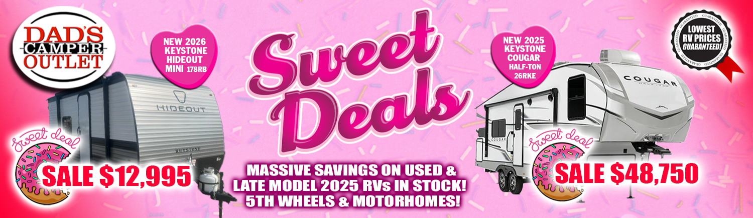 Sweet Deals — Massive Savings on RVs