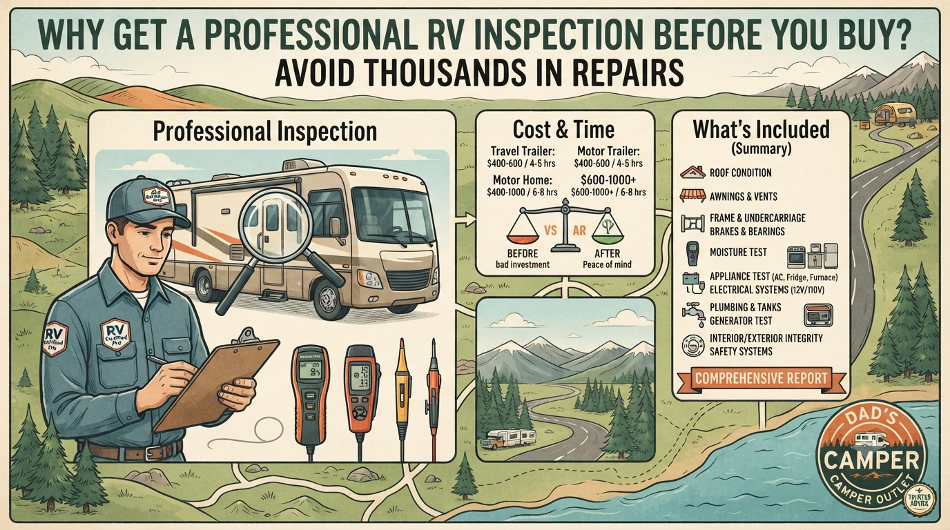 Pre-Purchase RV Inspection — Dad's Camper Outlet Blog