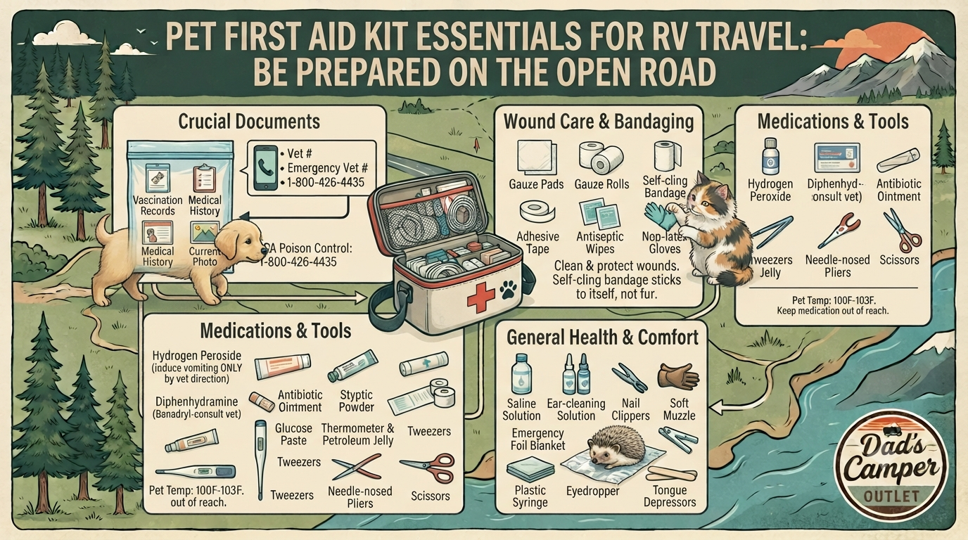 Do you have a pet first-aid kit? You should. — Dad's Camper Outlet Blog