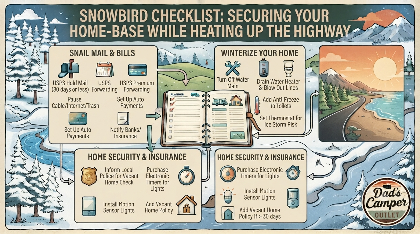 Calling all Snowbirds - Great Housekeeping Tips — Dad's Camper Outlet Blog
