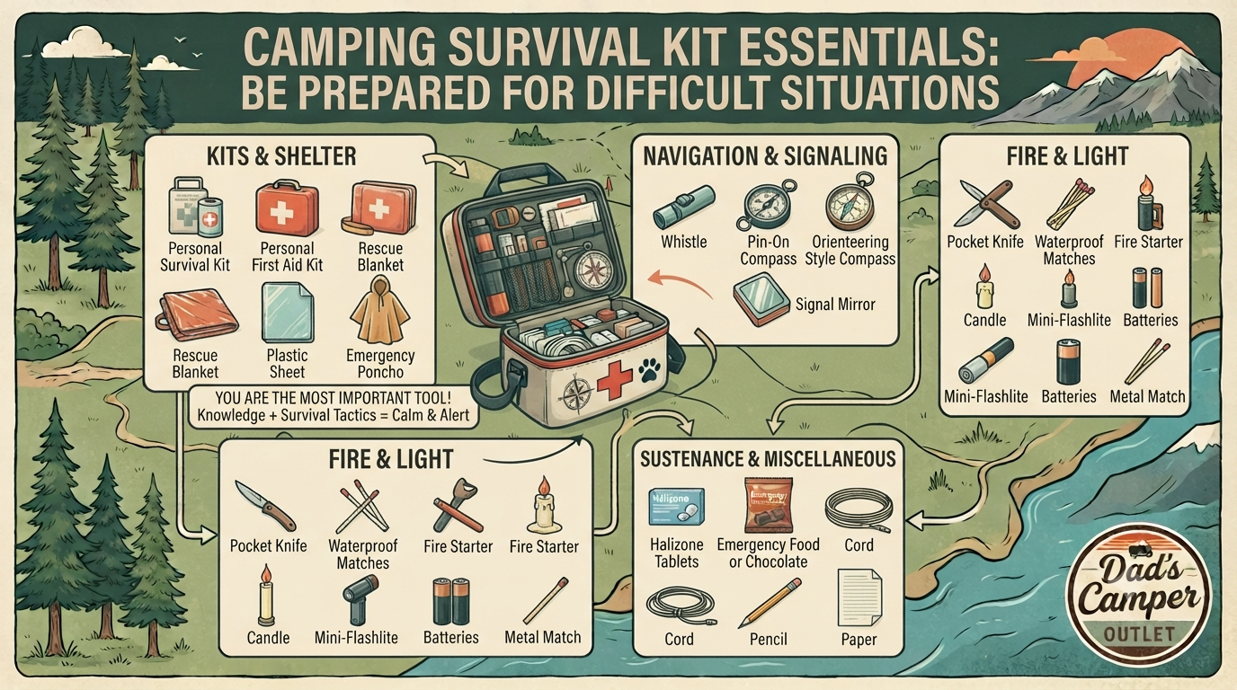 Camping/Personal Survival Kit — Dad's Camper Outlet Blog
