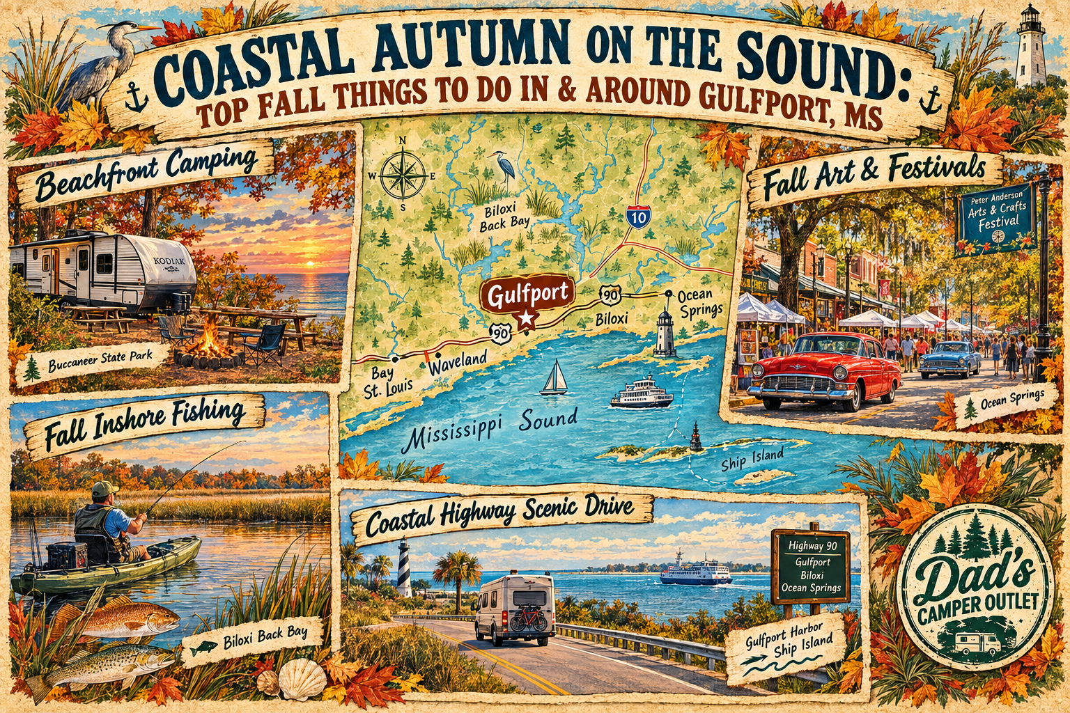 Coastal Autumn on the Sound: Top Fall Things to Do in & Around Gulfport, MS