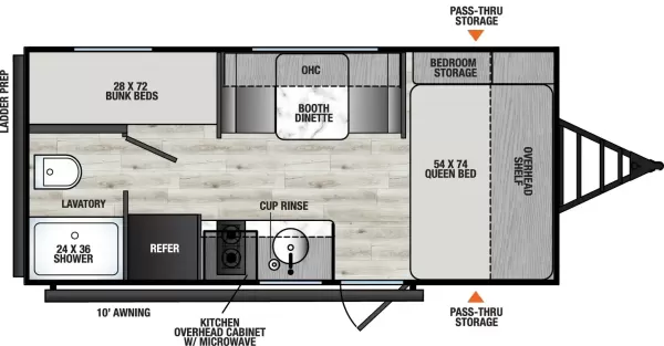New 2026 Forest River RV Viking 5K Series 17BHX for sale in Lucedale, MS