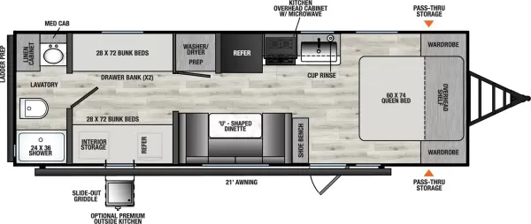 New 2026 Forest River RV Viking 5K Series 25QBH for sale in Lucedale, MS